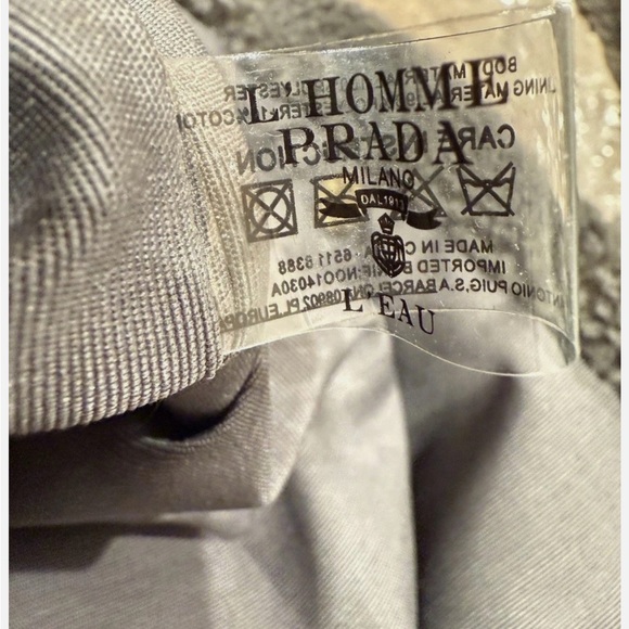 NEW in Bag Prada Gray Sherpa Teddy VIP Tote Bag 13” x 9” - Picture 3 of 7